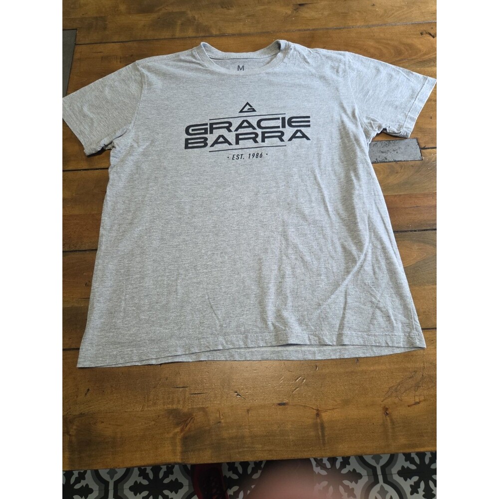 Gracie Barra Shirt Medium M Grey BJJ Training Camp Floripa 2025 Headquarters Tee